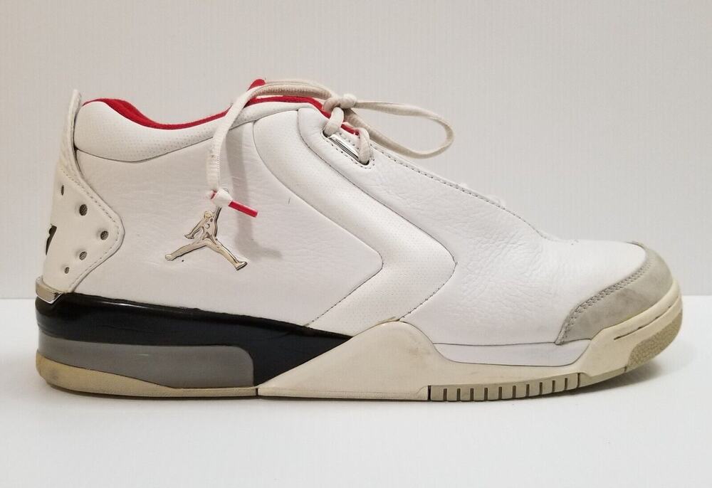 RARE Nike Air Jordan Big Fund White Red Grey 310003 901 Sz 13 Basketball Shoes